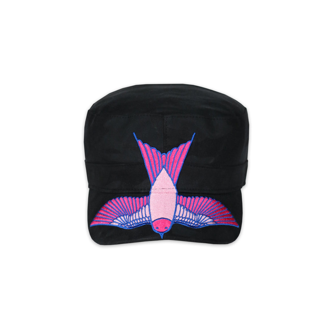 Kuji Flight Cap - [BLACK]