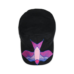 Kuji Flight Cap - [BLACK]